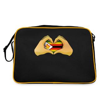 Zimbabwe - Sac Retro - noir/or - Dos