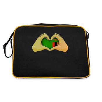 Zambie - Sac Retro - noir/or - Dos