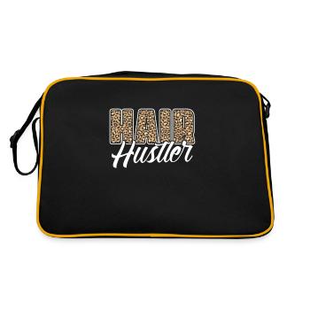 Beautician Cosmetics Makeup Gift - Retro Bag - black/gold - Back