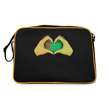 Turkmenistan - Retro Bag - black/gold - Back