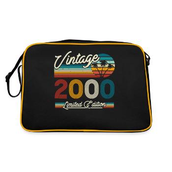 Gift Vintage 2000 23/24 years - Retro Bag - black/gold - Back