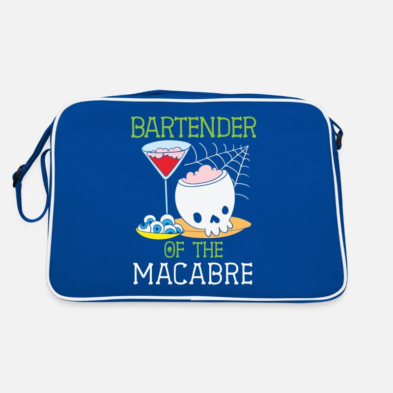 Barkeeper des Makabren Barkeeper Halloween Retro Tasche