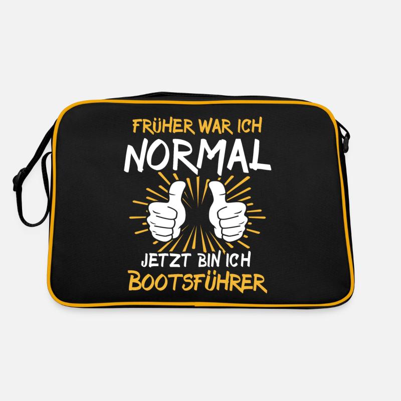 Bootsführer Sprüche Retro Tasche