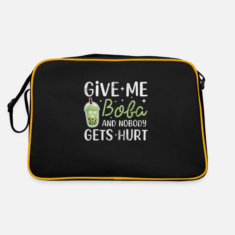 Bubble Tea Boba Tea Kawaii Cadeau Sac Retro
