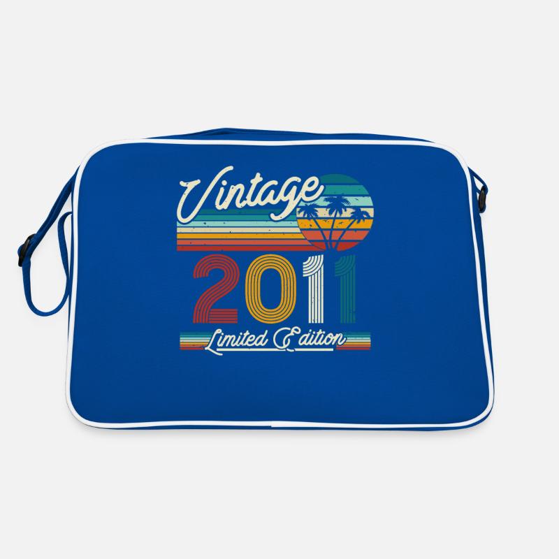 Cadeau d’anniversaire Millésime 2011 12/13 ans Sac Retro