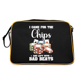 Poker Poker Players Poker Cards - Retro Bag - black/gold - Back