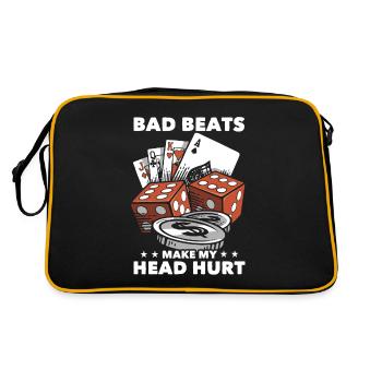 Poker Poker Players - Retro Bag - black/gold - Back
