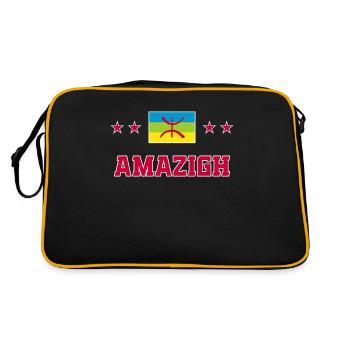 Amazigh - Sac Retro - noir/or - Dos