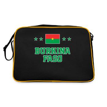 Burkina Faso - Sac Retro - noir/or - Dos
