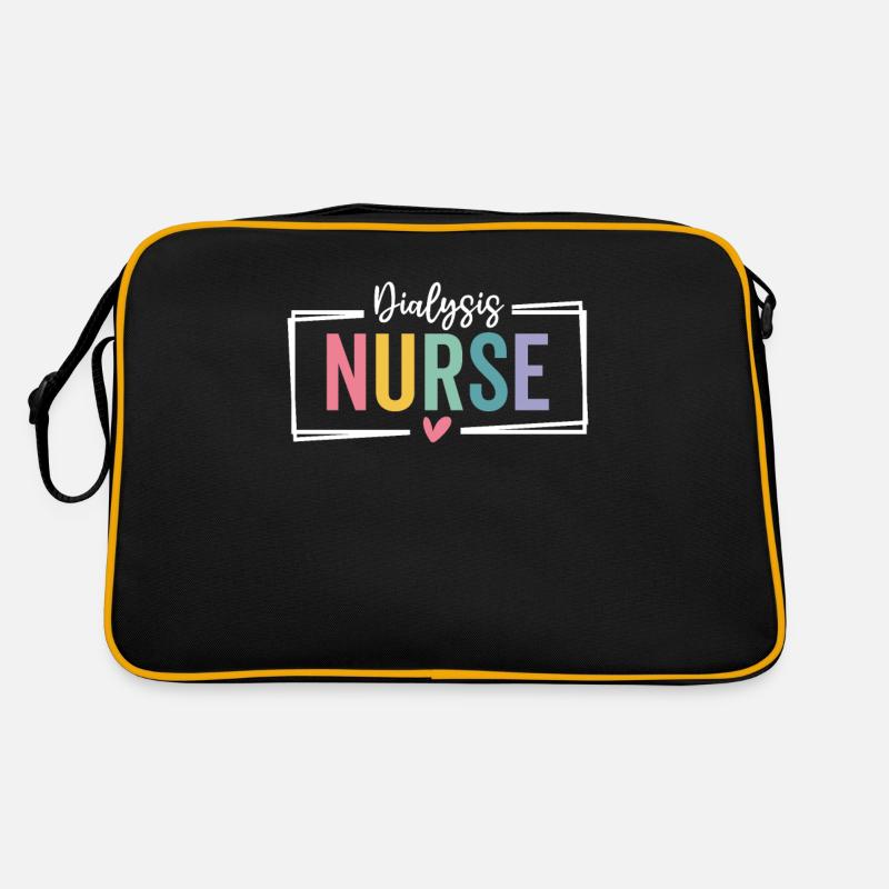 Dialysekrankenschwester Dialysearbeiter Wertschätzung Retro Tasche
