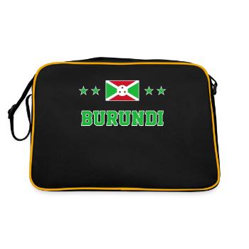 Burundi - Sac Retro - noir/or - Dos