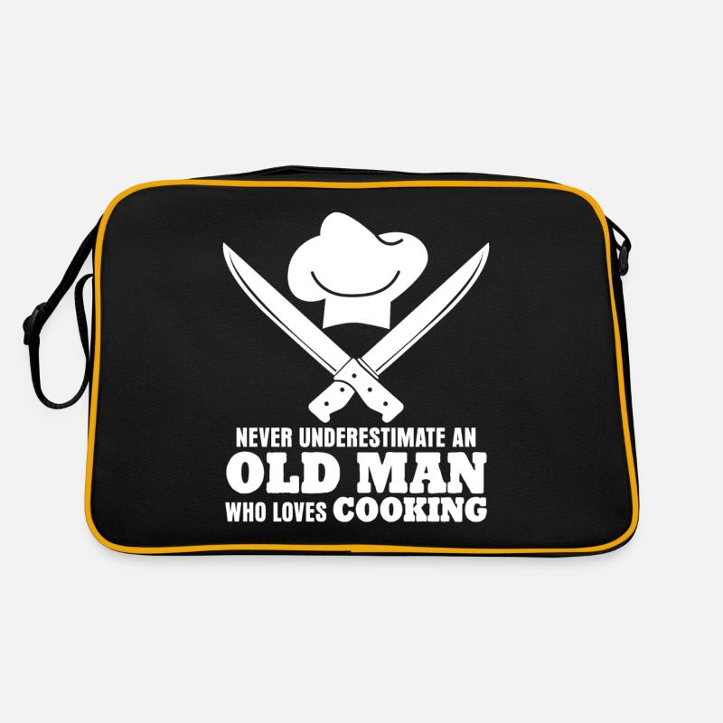 Chef's hat Chef's knife Cooking Kitchen Chef Retro Bag