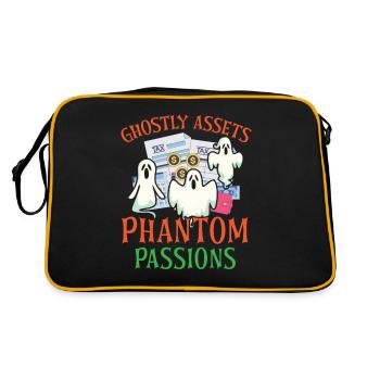 Spooky Fortune Phantom Passions Gru - Retro Bag - black/gold - Back