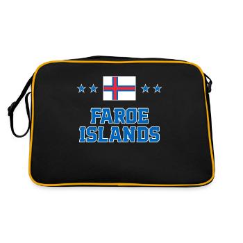 Faroe Islands - Retro Bag - black/gold - Back