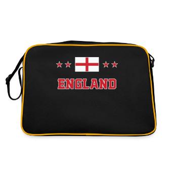 Angleterre - Sac Retro - noir/or - Dos