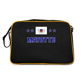 Mayotte - Sac Retro - noir/or - Dos