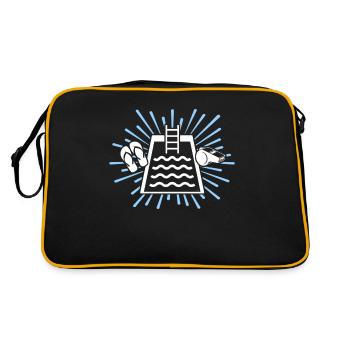 Maître nageur - Sac Retro - noir/or - Dos