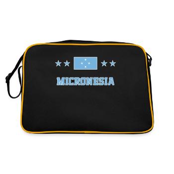 Micronesia - Retro Bag - black/gold - Back