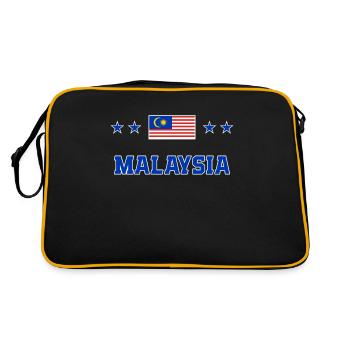 Malaysia - Retro Bag - black/gold - Back