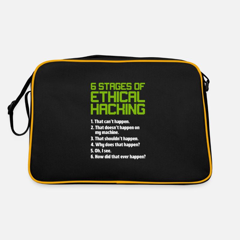 Hacker Coder Computer Hacking Gift Retro Bag