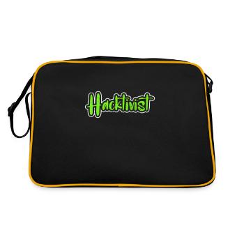 Hacker - Retro Bag - black/gold - Back