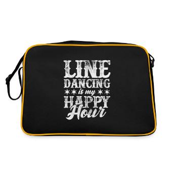 Linedance - Retro Tasche - Schwarz/Gold - Hinten