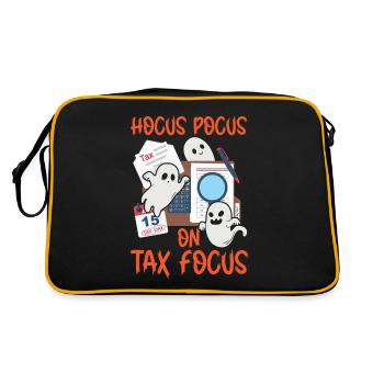 Hocus-pocus sur le comptable fiscal Halloween - Sac Retro - noir/or - Dos