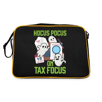 Hocus-pocus sur le comptable fiscal Halloween - Sac Retro - noir/or - Dos