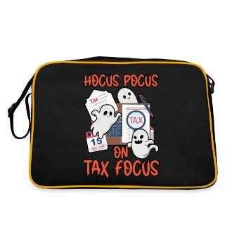 Hocus-pocus sur le comptable fiscal Halloween - Sac Retro - noir/or - Dos