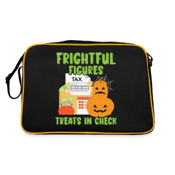 Terrifying Figures Treats in Check Hallow - Retro Bag - black/gold - Back