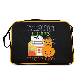 Figurines terribles friandises dans Check Halloween - Sac Retro - noir/or - Dos