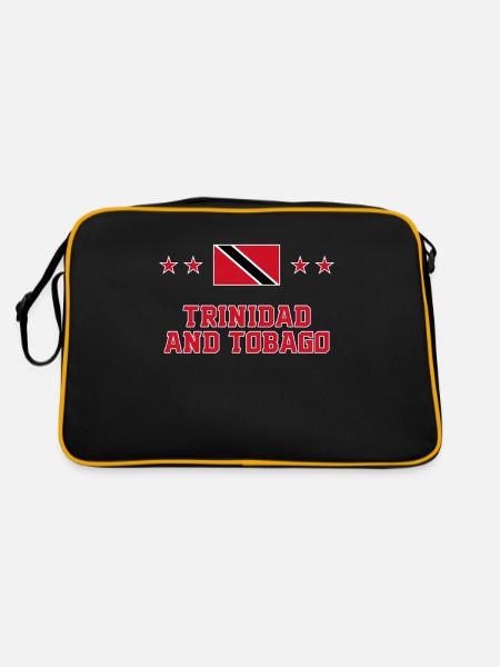Trinidad and Tobago - Retro Bag - black/gold - Back