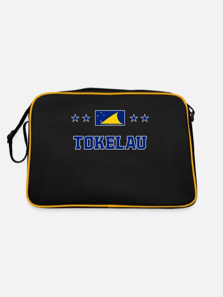 Tokelau - Retro Bag - black/gold - Back