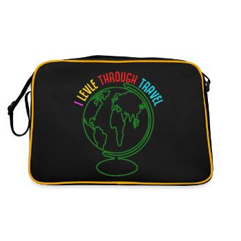 Travel Travel Air Travel Holiday Excursion - Retro Bag - black/gold - Back