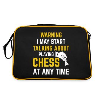 Échecs Bons Coups Jeu Jeux de Stratégie Jeux drôles d’échecs - Sac Retro - noir/or - Dos