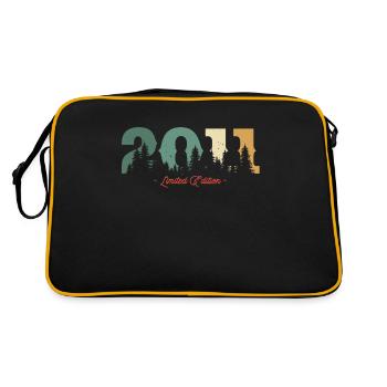 Vintage Nature Cadeau d’Anniversaire 2011 - Sac Retro - noir/or - Dos