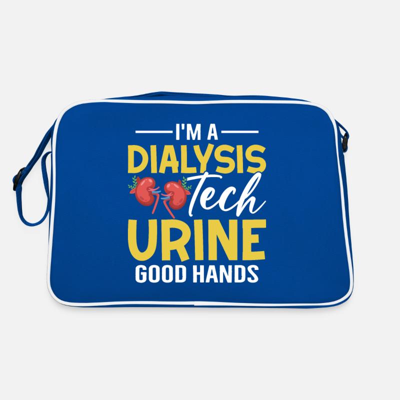 Dialysis Technician Nephrology Renal Failure Retro Bag