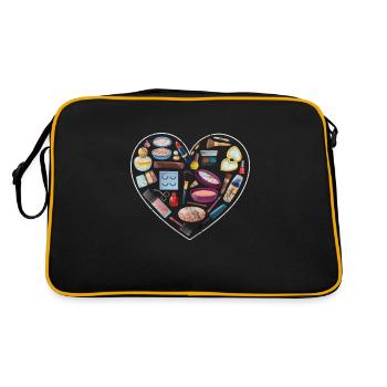 Esthéticien - Sac Retro - noir/or - Dos