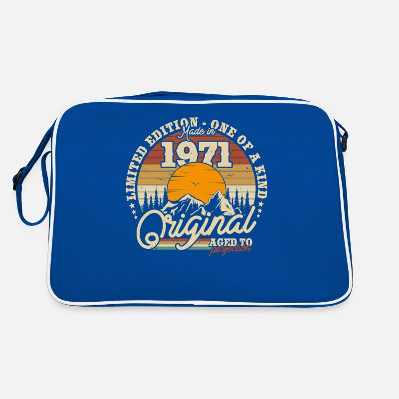 Nostalgisches Geburtstagsgeschenk 1971 52/53 Jahre Retro Tasche