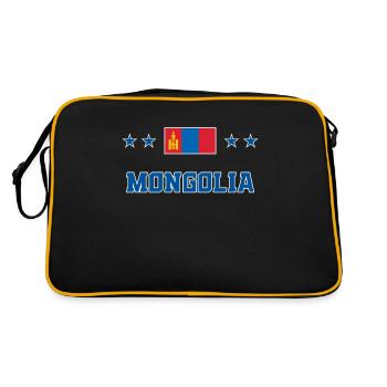 Mongolia - Retro Bag - black/gold - Back
