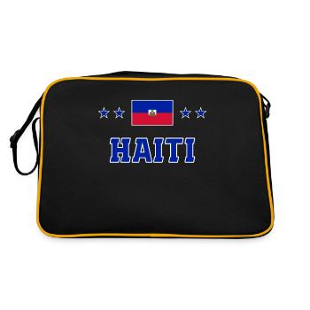 Haïti - Sac Retro - noir/or - Dos