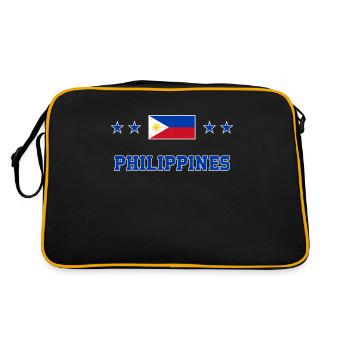 Philippines - Sac Retro - noir/or - Dos