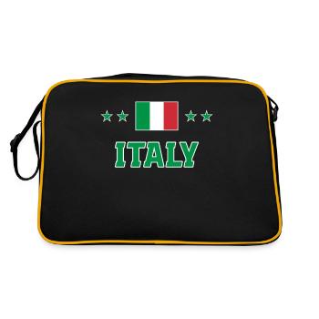 Italy - Retro Bag - black/gold - Back