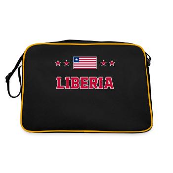 Libéria - Sac Retro - noir/or - Dos