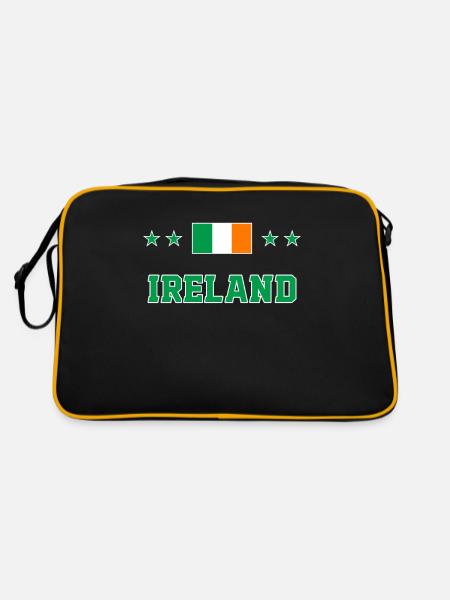 Irlande - Sac Retro - noir/or - Dos