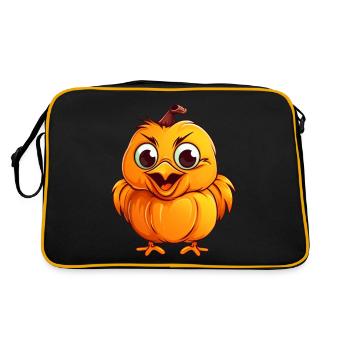 Poulet Citrouille Paresseux Halloween Party Costume Enfants - Sac Retro - noir/or - Dos
