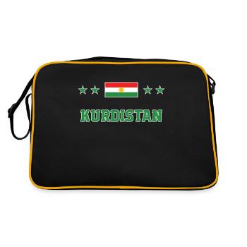 Kurdistan - Sac Retro - noir/or - Dos