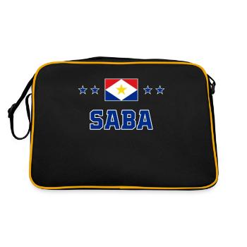 Saba - Retro Bag - black/gold - Back