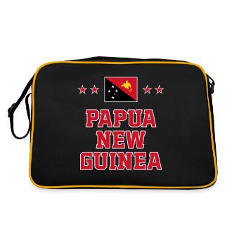 Papouasie-Nouvelle-Guinée - Sac Retro - noir/or - Dos