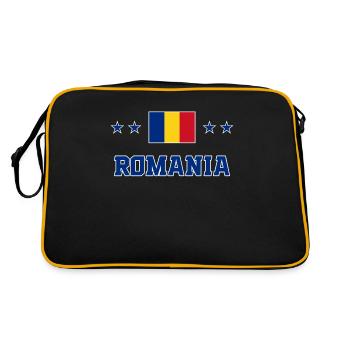 Romania - Retro Bag - black/gold - Back